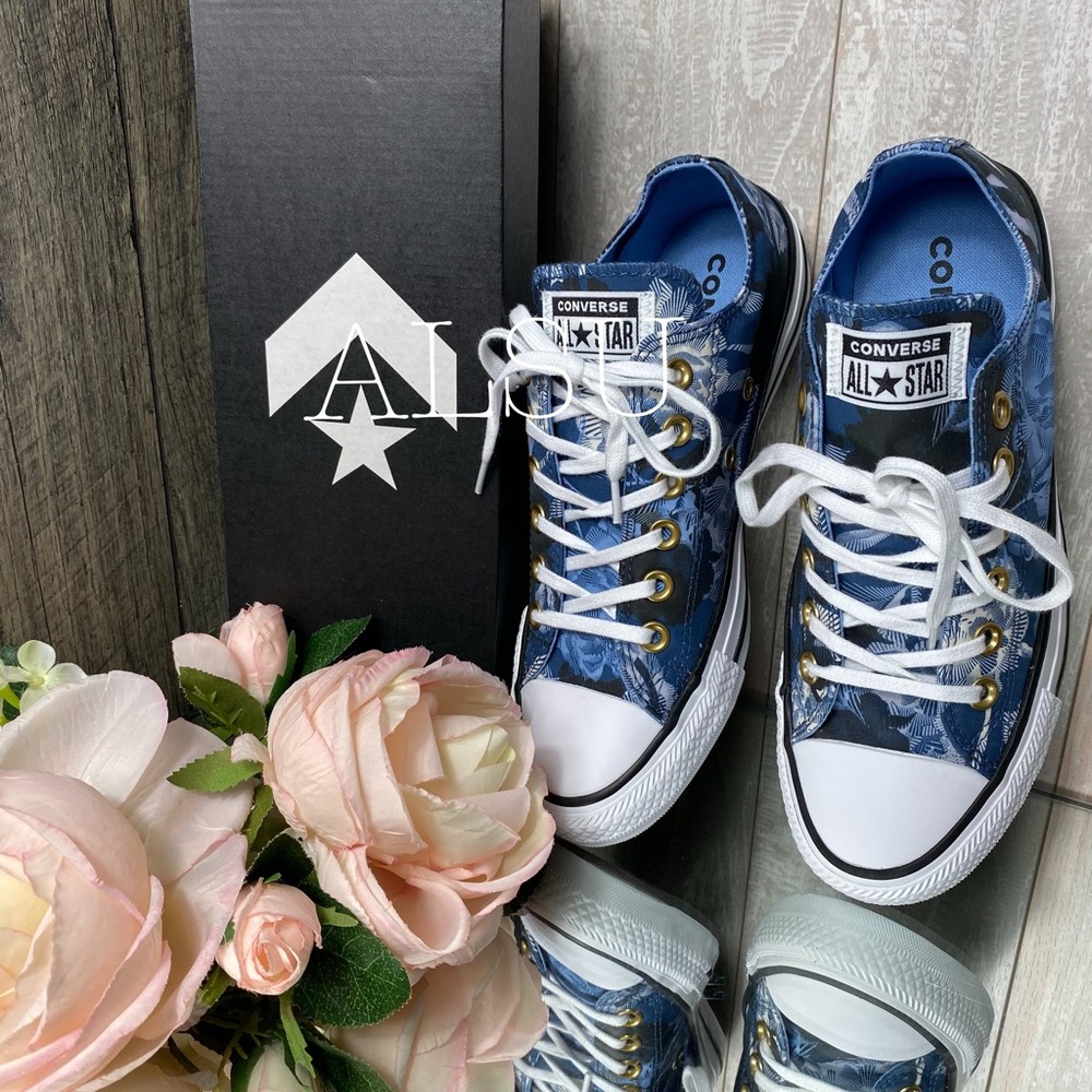 Converse Ctas OX Mason Blue Canvas W AUTHENTIC - Picture 7 of 7
